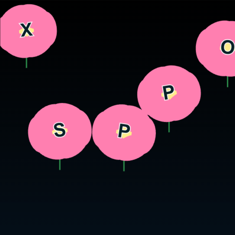 Letter Garden(花园字母采摘)